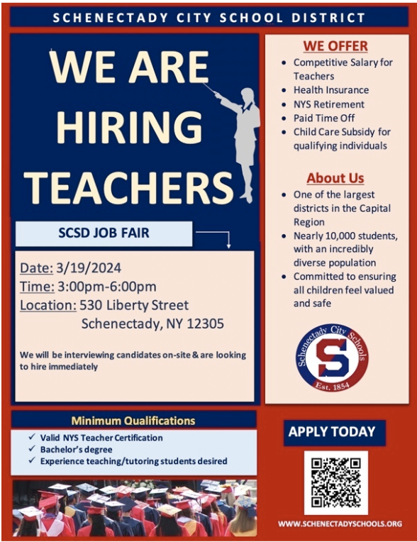 Teacher hiring event