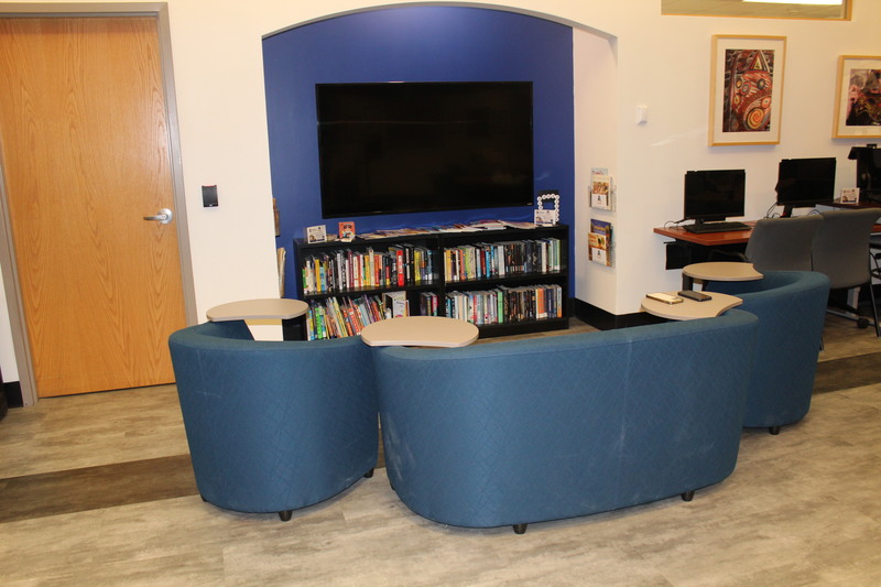 Photo:  Friends of Library Ribbon Cutting