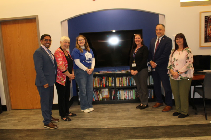 Photo:  Friends of Library Ribbon Cutting