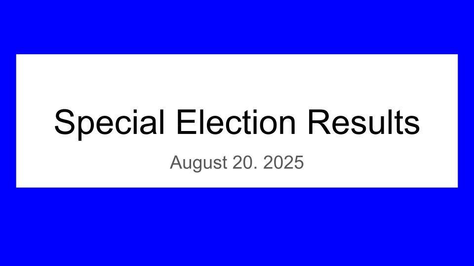 Special Election