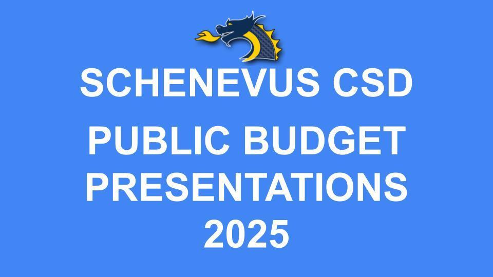 Public Budget Presentations