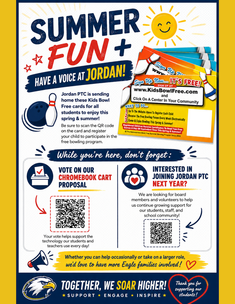picture of flyer for end of year information