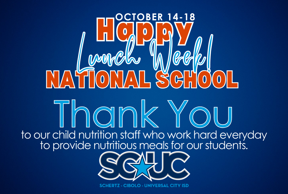 Happy National School Lunch Week