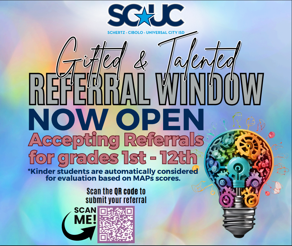 GT Referral Window Now Open