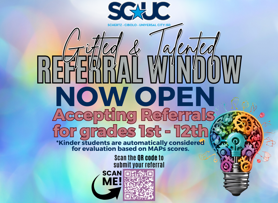 Gifted & Talented Referrals, Now Being Accepted