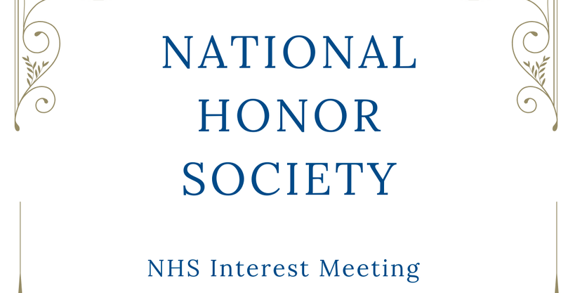 national honors society interest meeting