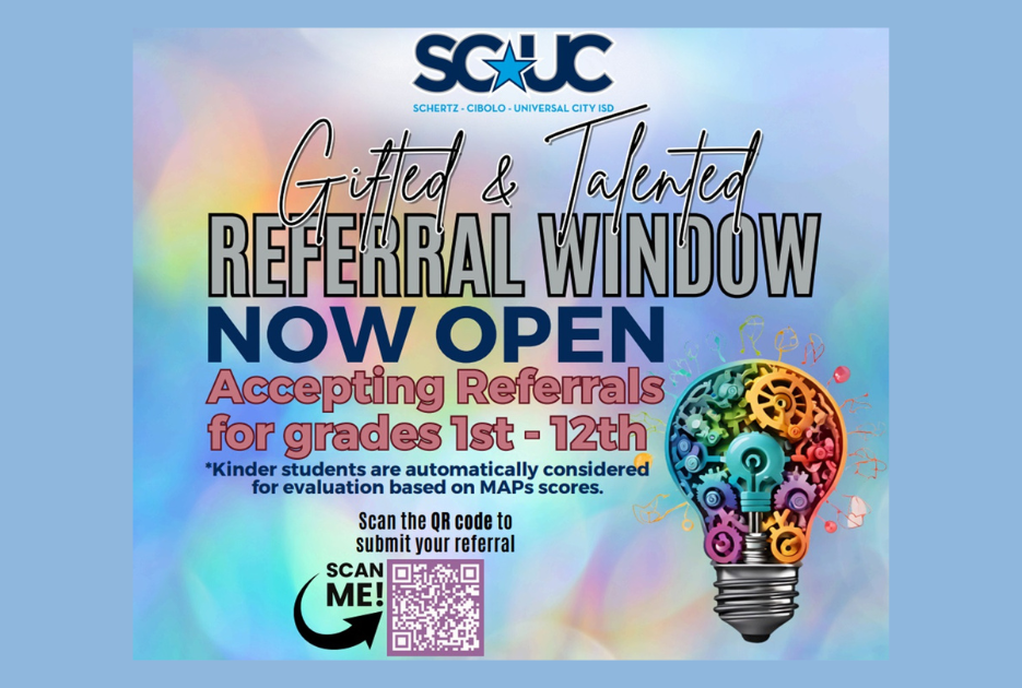 Gifted & Talented Referral Window Now Open