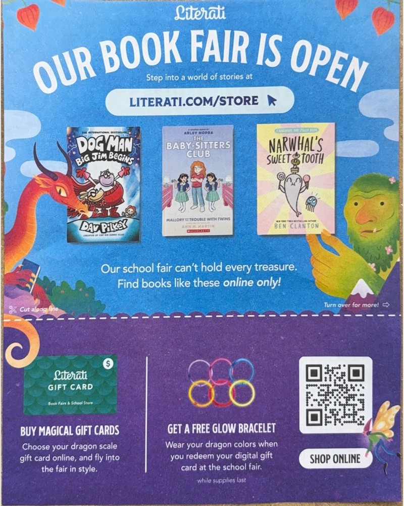 Book Fair Oct 2-9