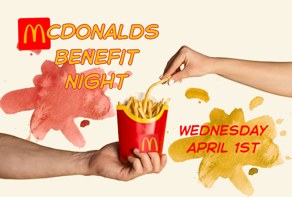 McDonalds Benefit Night Flyer