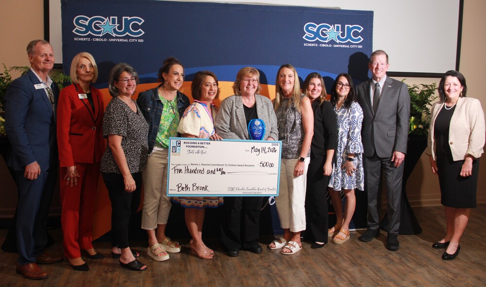 Beth Bronk was awarded the Norma J. Paschal Commitment to Children Award