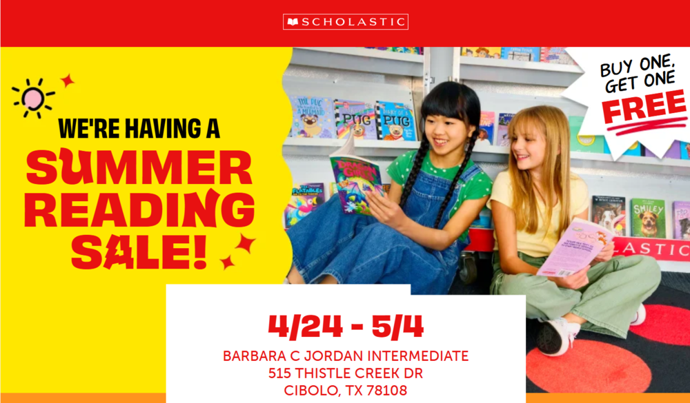 picture of flyer for book fair