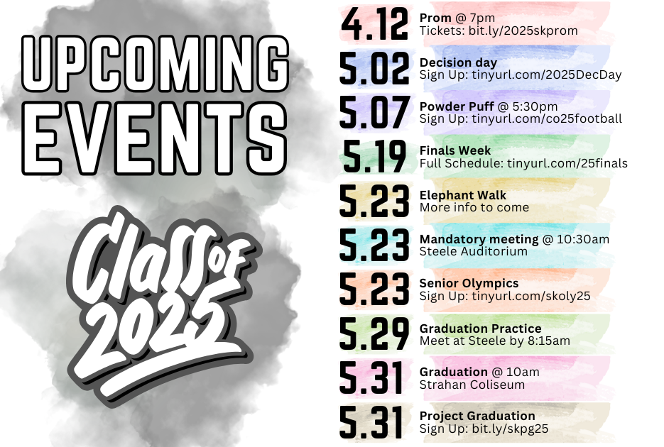 Class of 2025 Upcoming Events