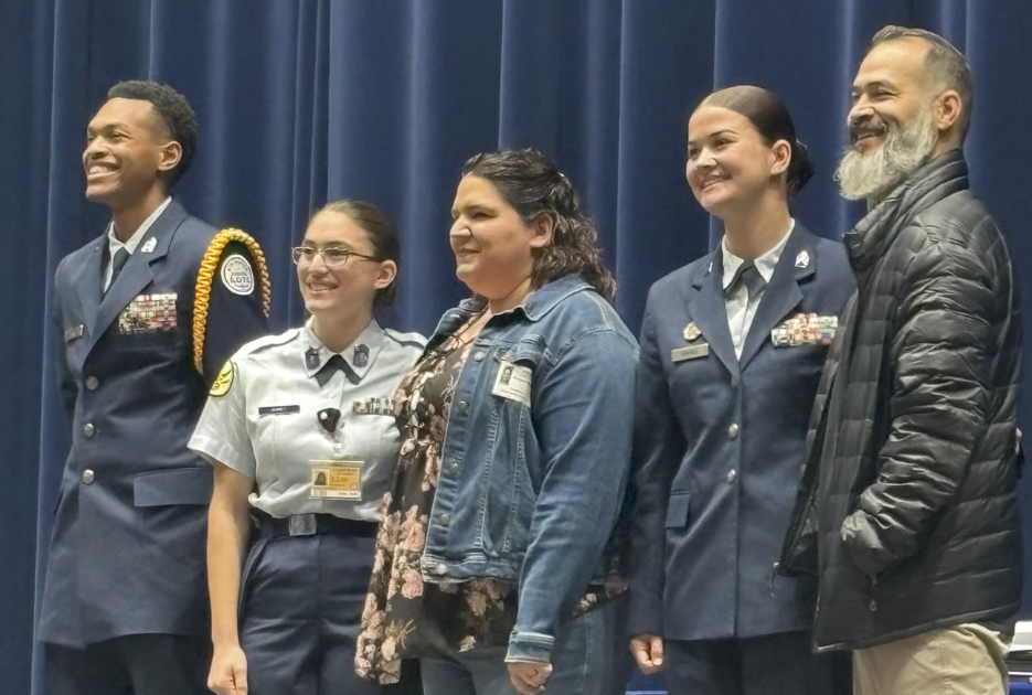 AFJROTC Change Of Command Samuel Clemens High School