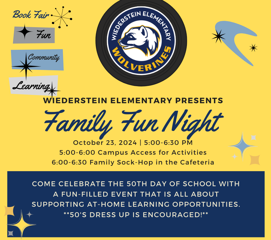 Family Fun Night October 23rd