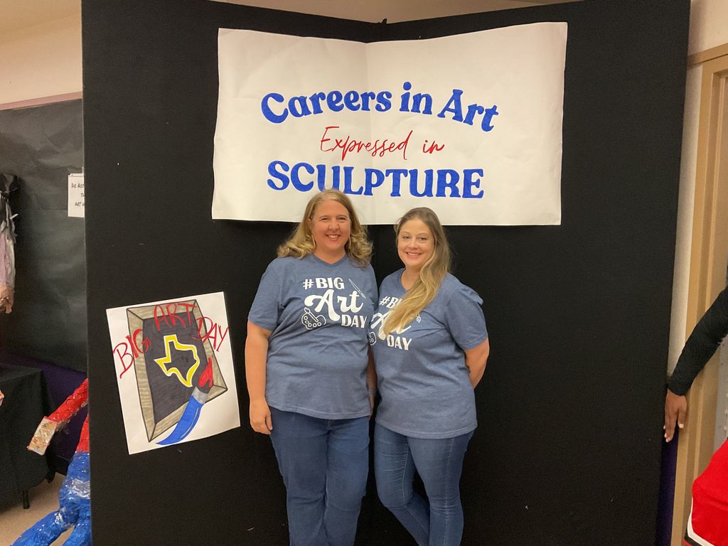 Big Art Day 2025 Mrs. Sanchez and Mrs. Gutierrez