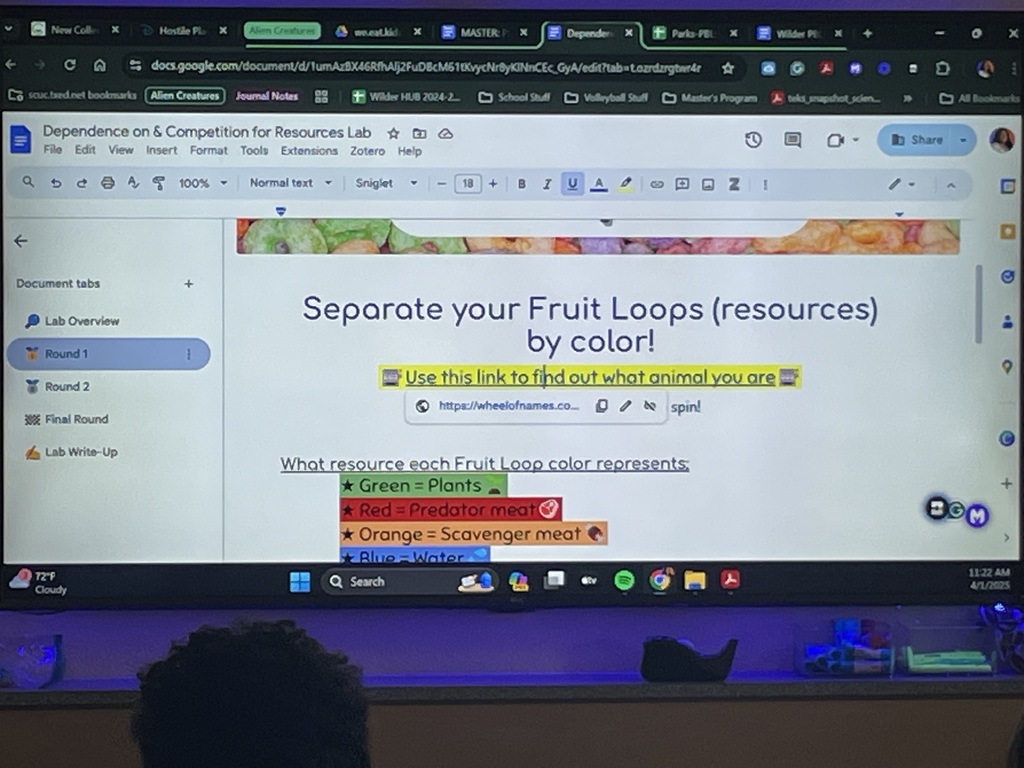 Fruit loop lab instructions