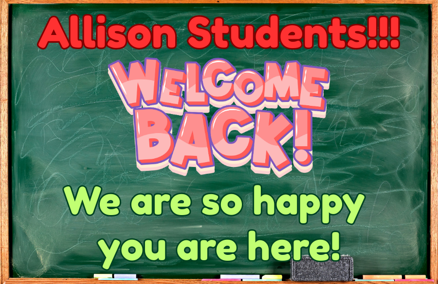 welcome back school blackboard 