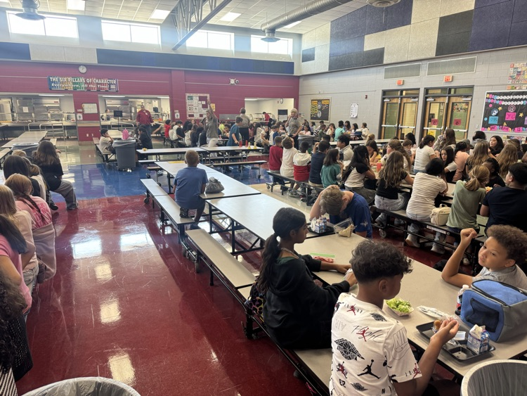 students learning expectations in the cafeteria