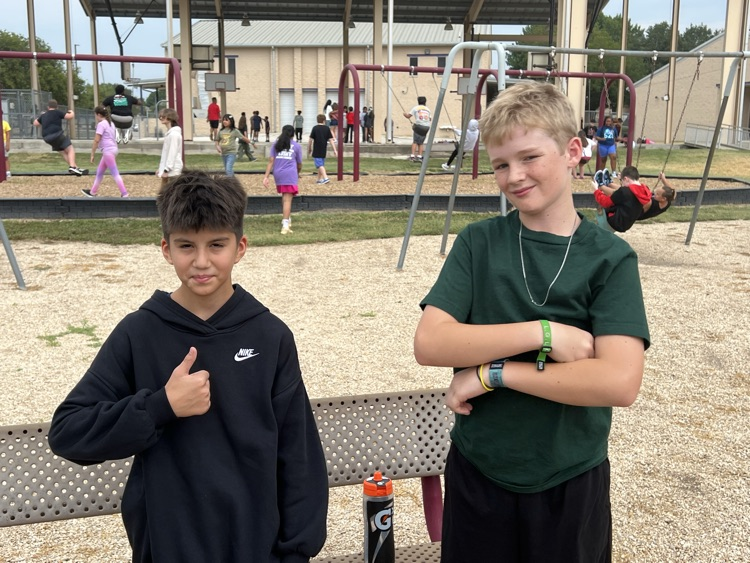 6th grade boys at recess