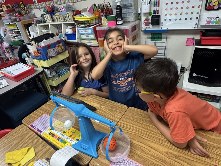 students learning in class