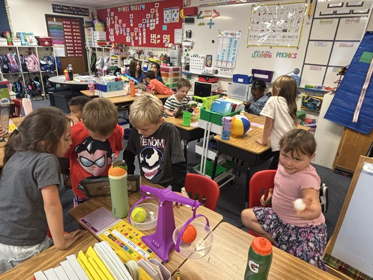 students learning in class