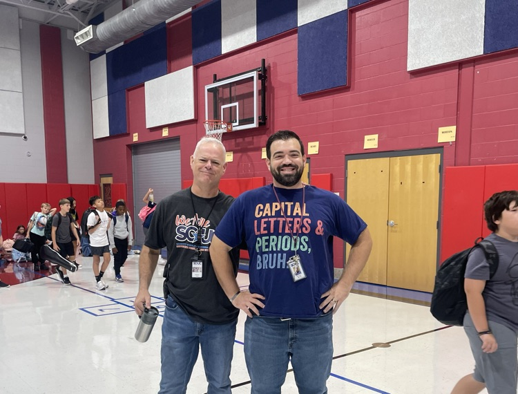teachers on duty in the gym