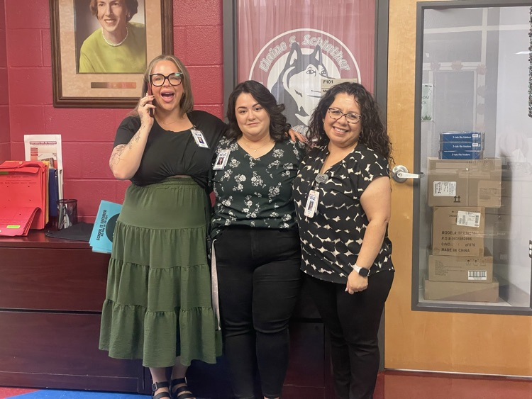 office staff saying good morning