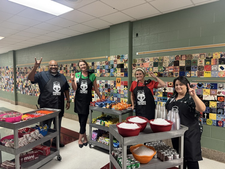 admin with snack carts