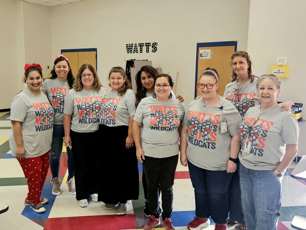 Pre-K Team sporting their Wildcat Wednesday gear!