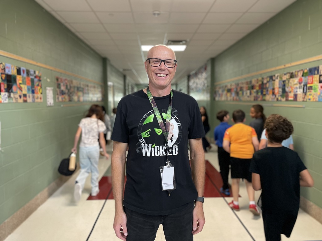 Mr. Post in Hallway