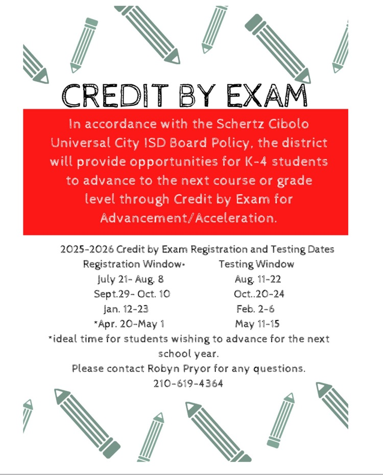 Credit by Exam 