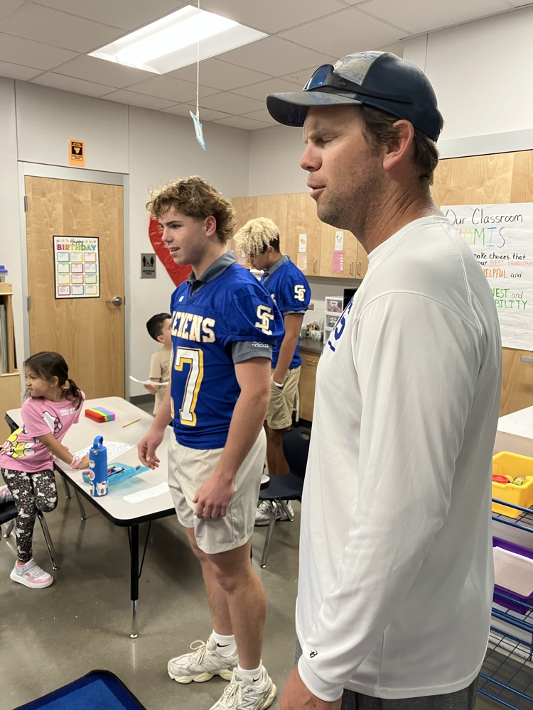 paying students a visit