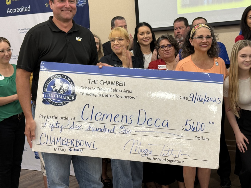 DECA scholarship presentation - Clemens HS