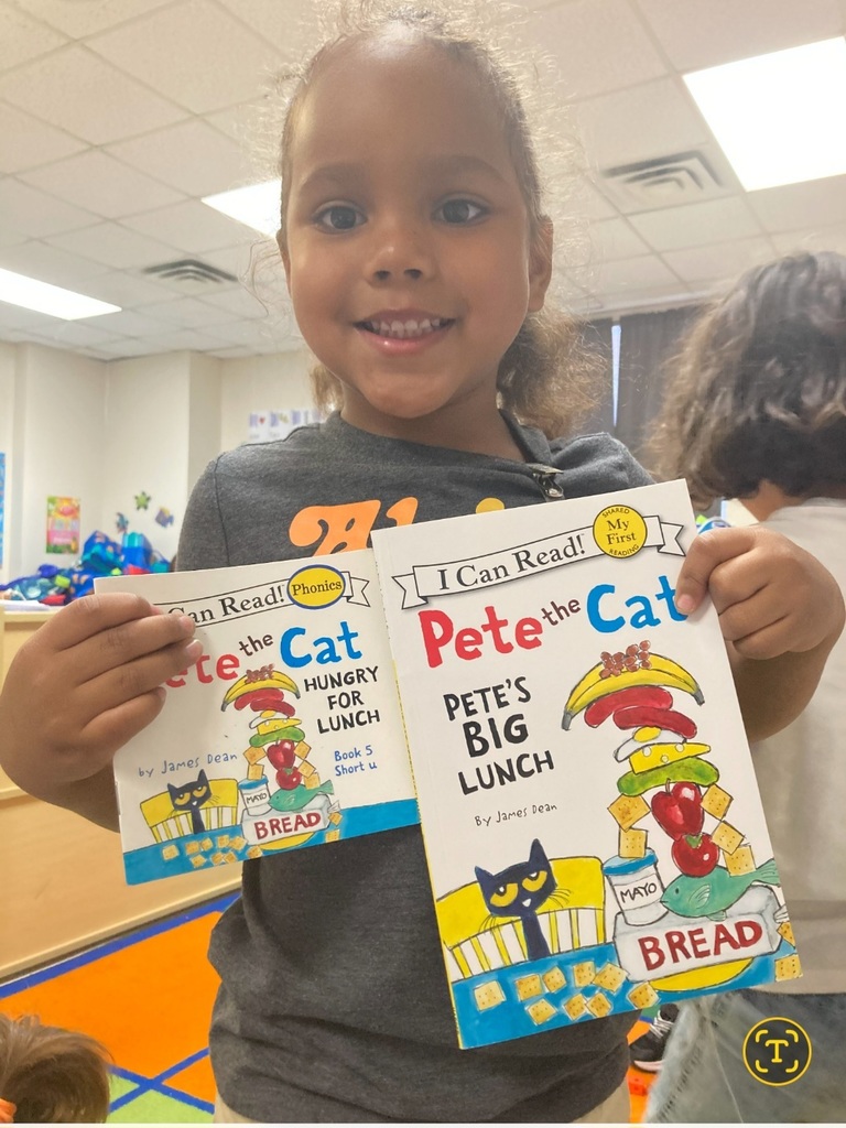 Wildcats took time to read this morning in their classrooms.