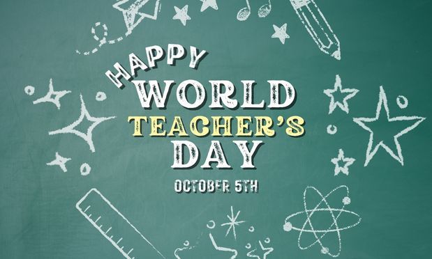 World Teacher Day Oct 5th.