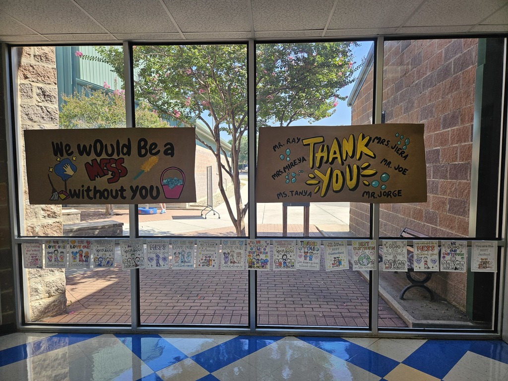 Thank you Pre-K for making Custodian Appreciation Day extra special