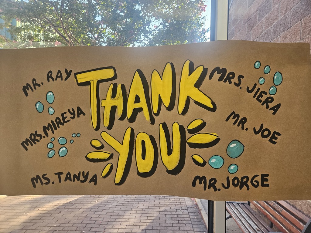 Thank you Watts Elementary Custodians! 
