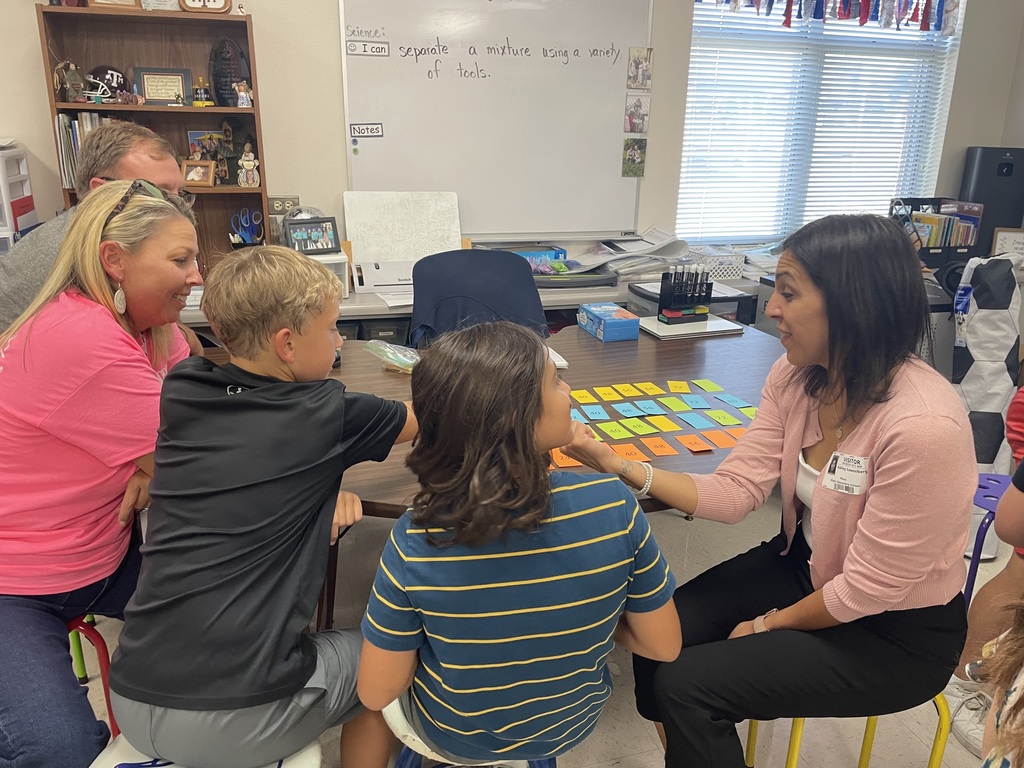 Parent Engagement Math Event following the 4th Grade Family Picnic