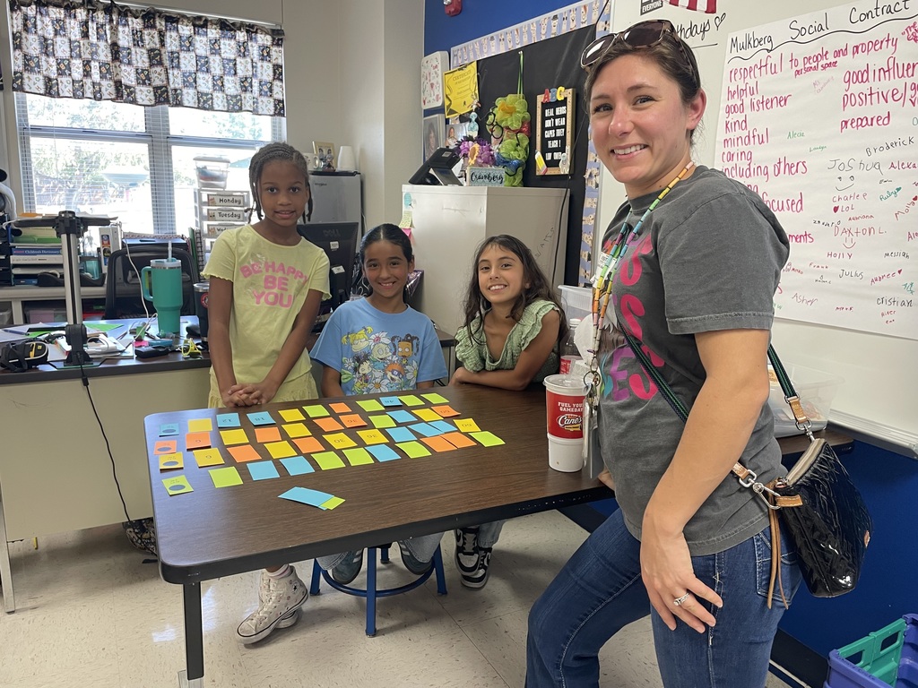 Parent Engagement Math Event following the 4th Grade Family Picnic