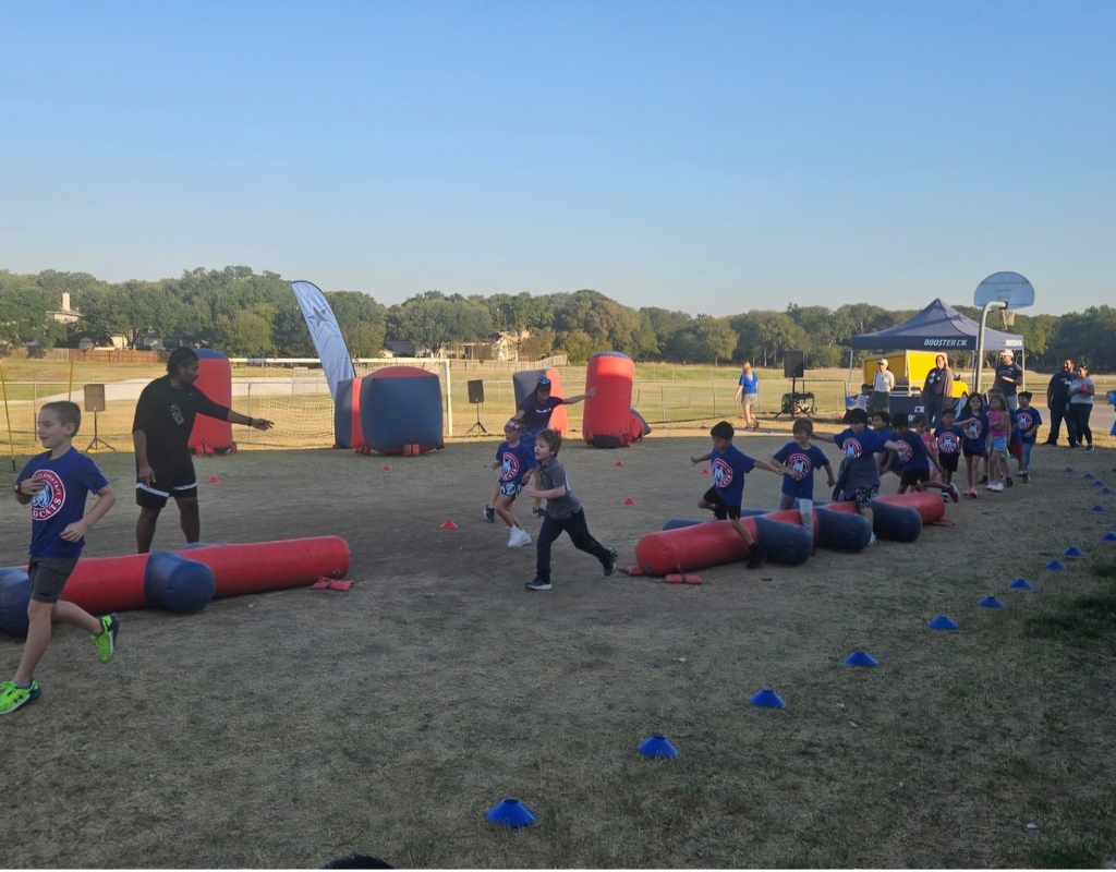 Wildcats having a BLAST at the Obstacle Run!