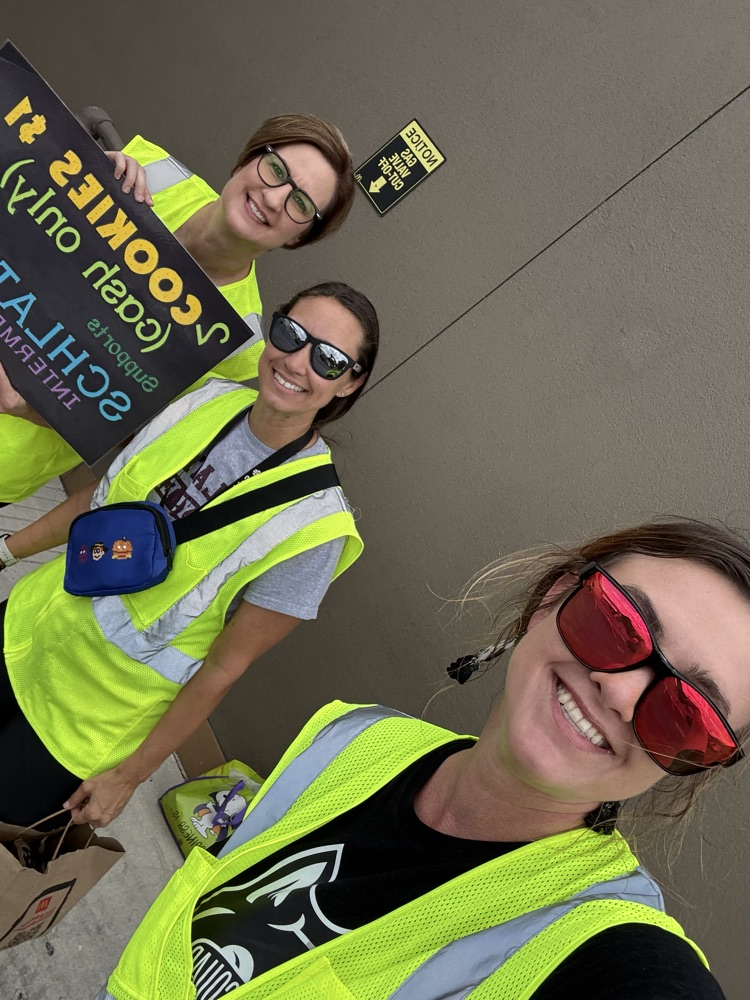 Solar staff posing outside of McDonald’s
