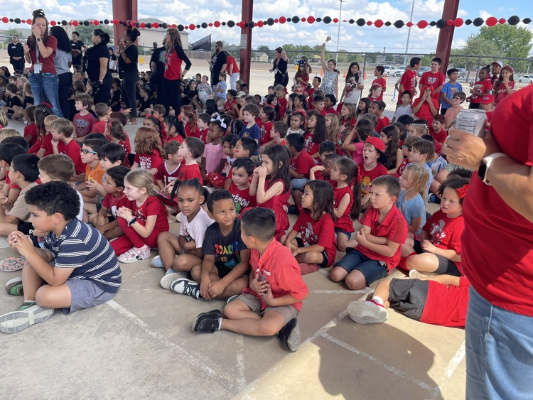 Group of students at house assembly
