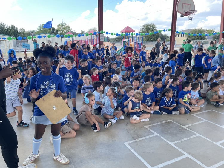 group of students at house assembly