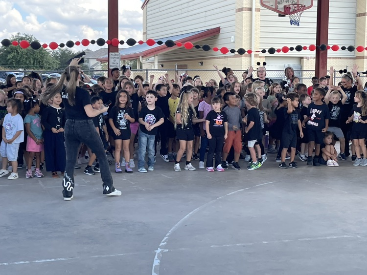 group of students at house assembly