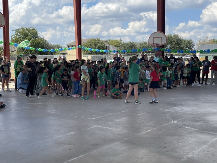 group of students at house assembly