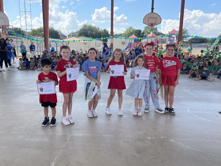 group of students at house assembly