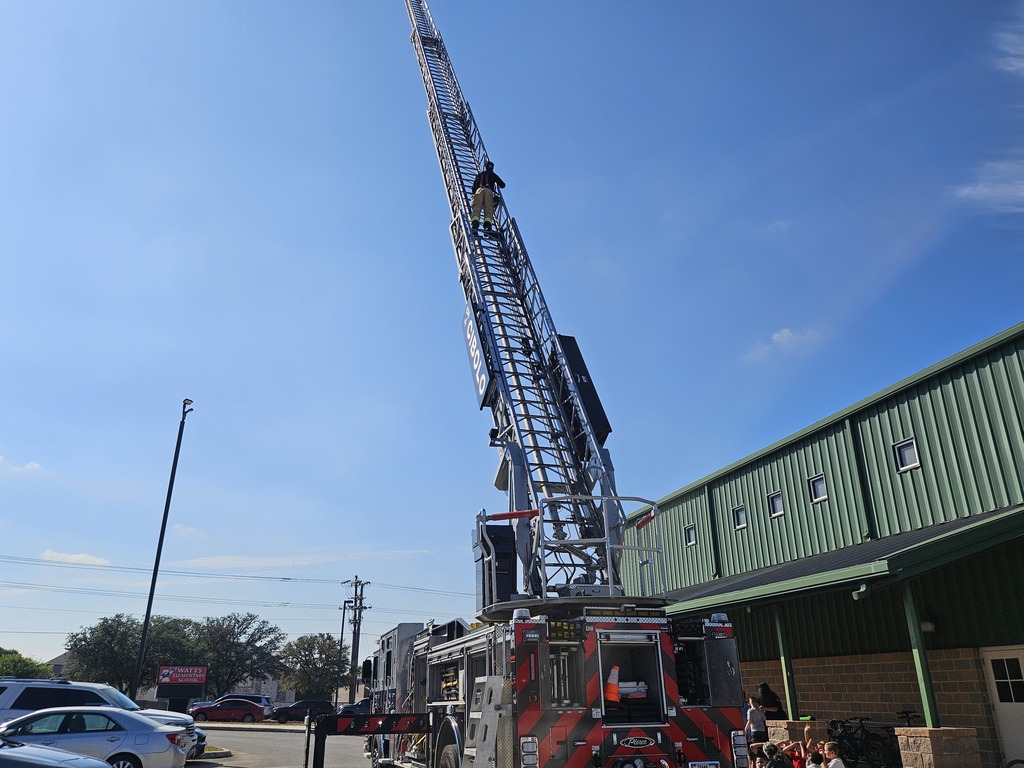 Students learning about fire safety and prevention today