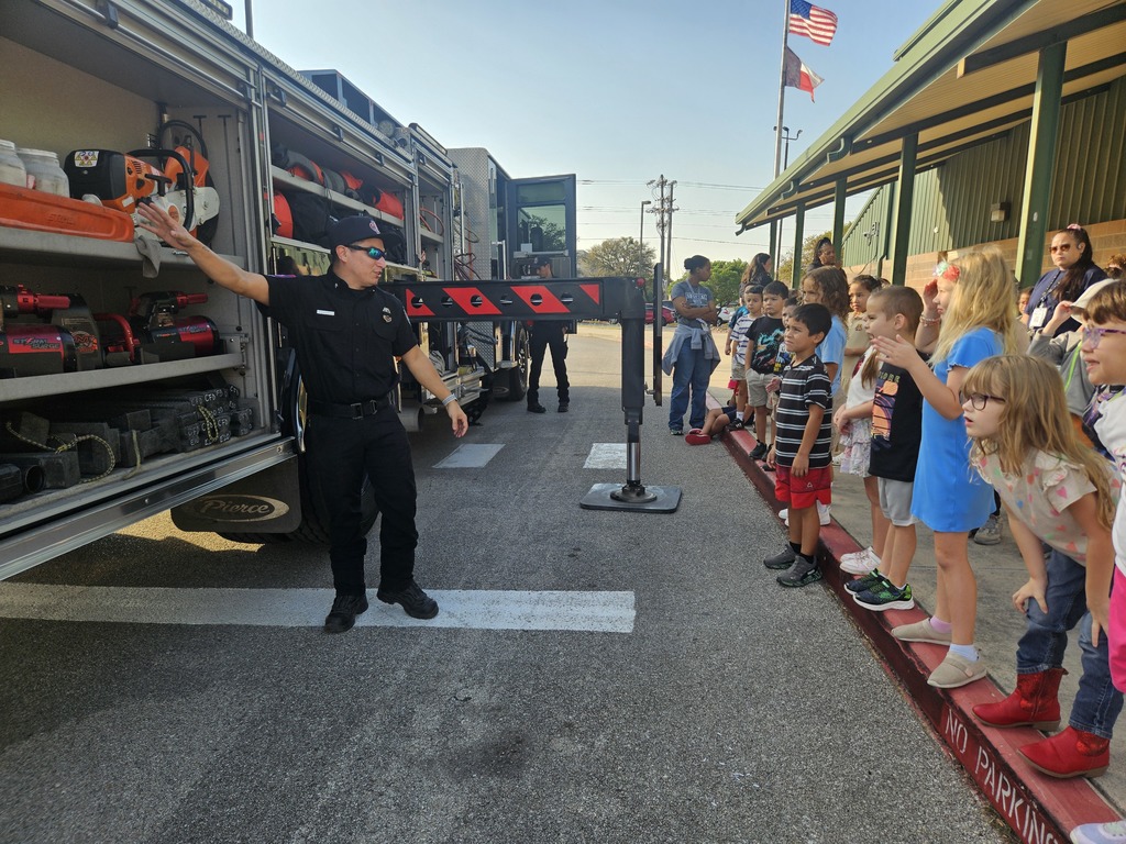 Students learning about fire safety and prevention today