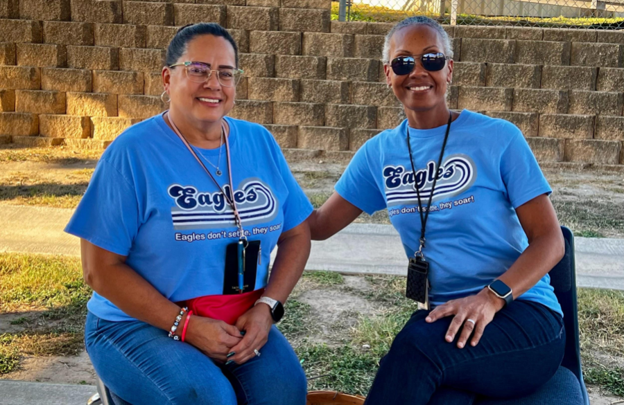 picture of teachers posing together