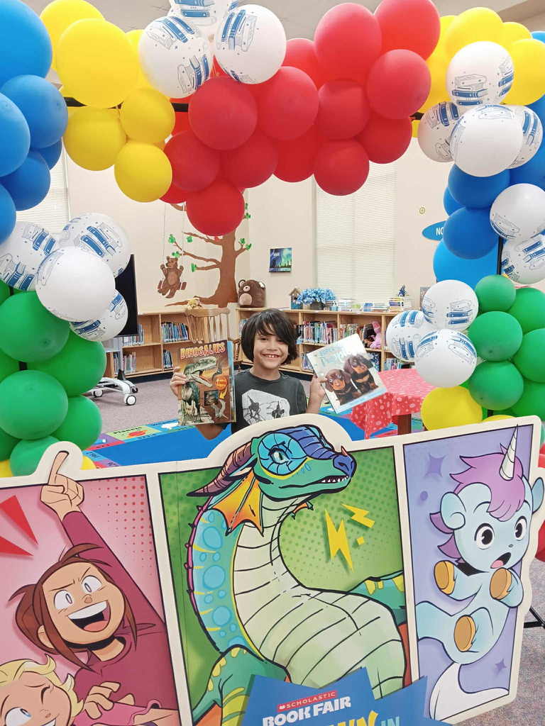 Happy readers from book fair